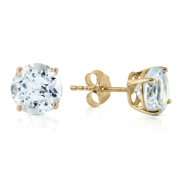 31 CTW 14K Solid Gold Anchors Away Aquamarine Earrings MayaMila Earrings 31 CTW 14K Solid Gold Anchors Away Aquamarine Earrings MayaMila Earrings