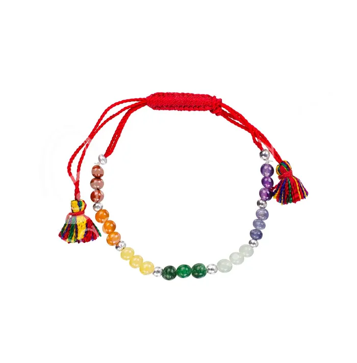 Bracelets Chakra Tassel Balance Stone Beaded Bracelet 6mm Oceanic Linkways