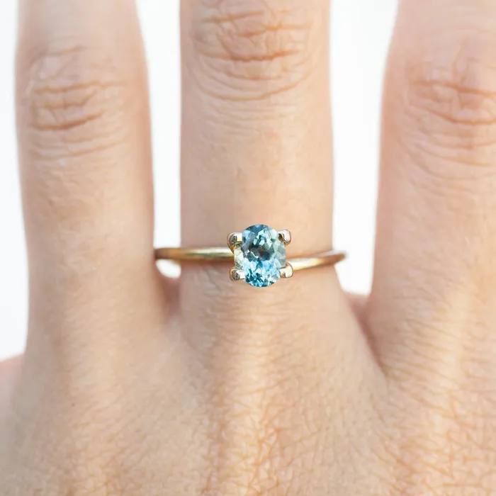 Envero Jewelry Rings 102ct Oval Cut Blue Montana Sapphire SO346