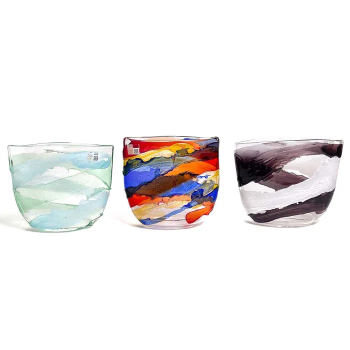 Earrings Vetreria Badioli Hurricane Blown Vase Murano Glass