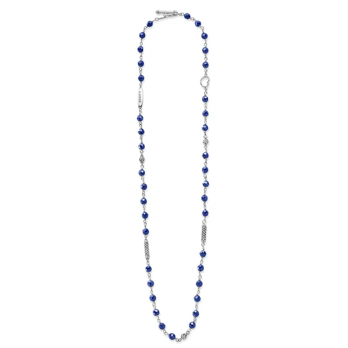 LAGOS Caviar Icon Ultramarine Ceramic Beaded Necklace Necklaces