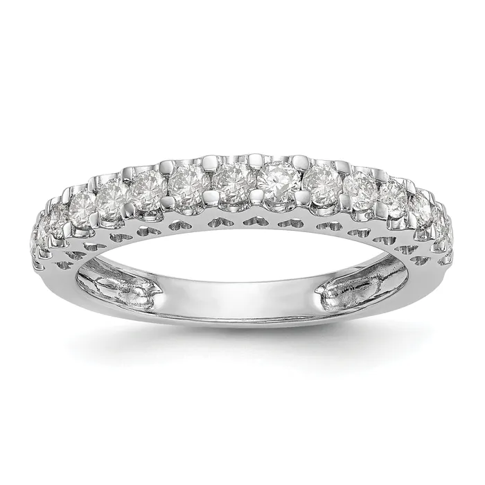 052ct CZ Solid Real 14k White Gold Wedding Wedding Band Ring Goldia Rings 052ct CZ Solid Real 14k White Gold Wedding Wedding Band Ring Goldia Rings