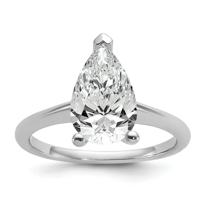 14k White Gold 2 12 Ct Lab Grown Diamond VSSI G Pear Solitare Engagement Ring Goldia Rings 14k White Gold 2 12 Ct Lab Grown Diamond VSSI G Pear Solitare Engagement Ring Goldia Rings