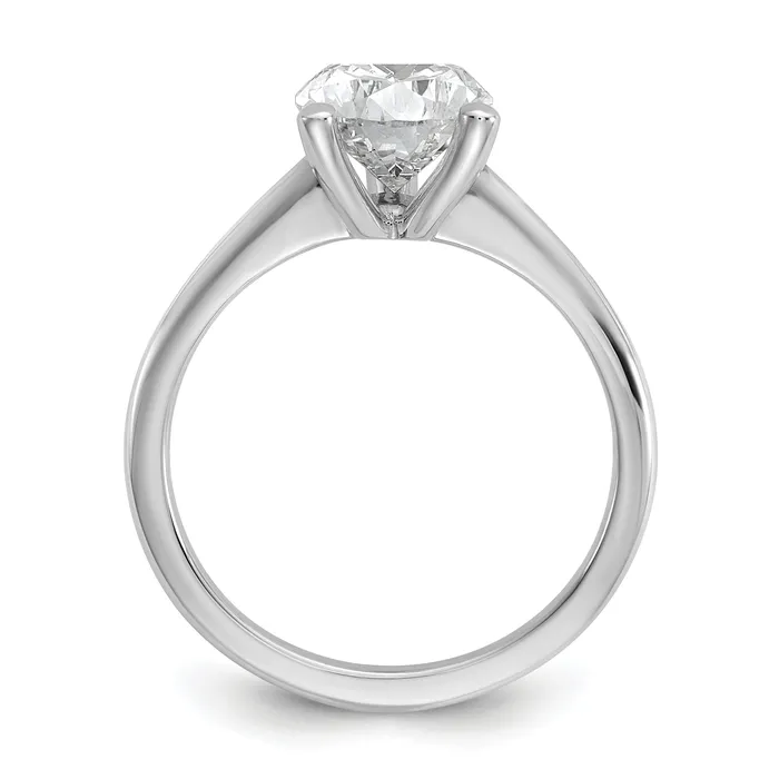 14k White Gold 2 12 Ct Lab Grown Diamond VSSI G Pear Solitare Engagement Ring Goldia Rings