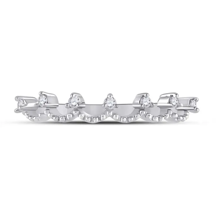 14k White Gold Round Diamond Band Ring 112 Cttw gndatlanta Rings