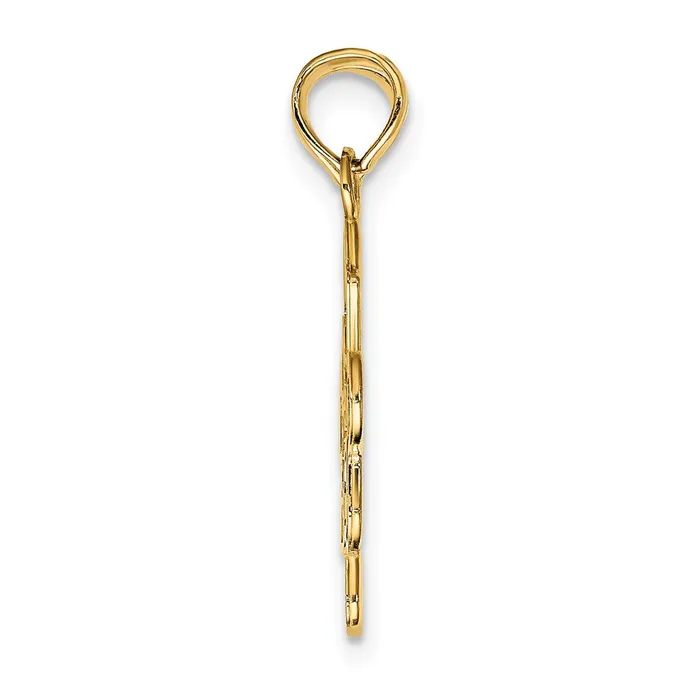 14k Yellow Gold BEST FRIENDS Breakapart Puzzle Pieces Charm Goldia Charm Necklaces
