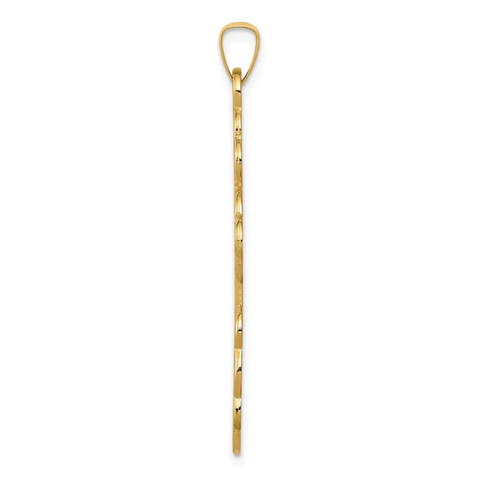 14k Yellow Gold Eastern Orthodox Cross Pendant Goldia Necklaces