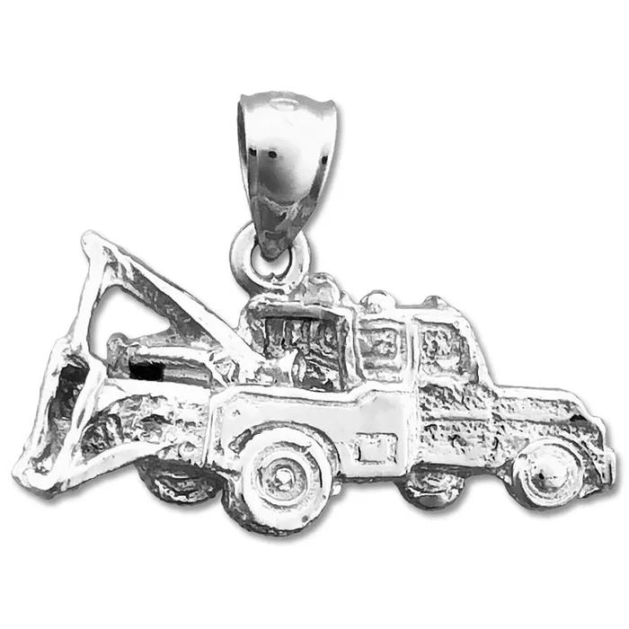 Charm Necklaces Goldia 14K Gold Tow Truck Charm