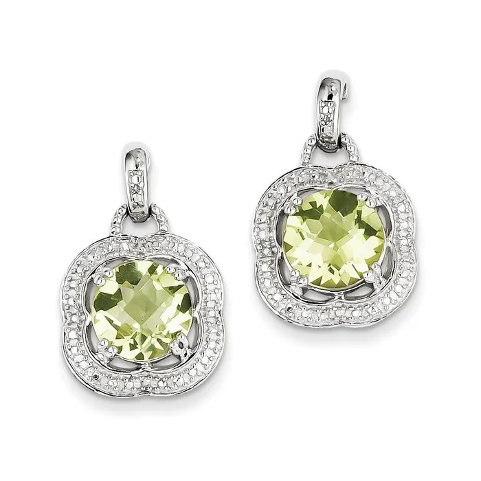 Earrings Goldia Sterling Silver Lemon Quartz Earrings