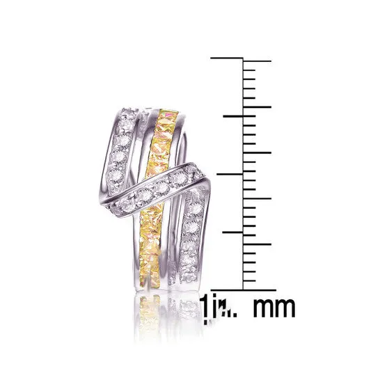 Earrings JMS always Original Megan Walford Sterling Silver Cubic Zirconia Vintage Earrings