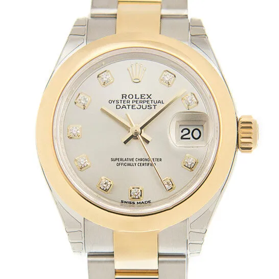 Earrings JMS always Original Rolex Lady Datejust 28 Silver Dial Steel and 18K Yellow Gold Oyster Watch 279163SDO Earrings JMS always Original Rolex Lady Datejust 28 Silver Dial Steel and 18K Yellow Gold Oyster Watch 279163SDO