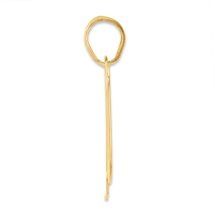 Goldia 14k Yellow Gold Polished Block Number 70 Pendant PreStyled Sets