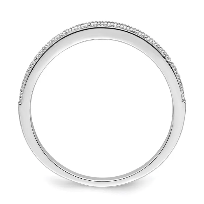 Goldia Brilliant Embers Sterling Silver Rhodiumplated 25 Stone Micro Pav CZ Polished Ring Rings