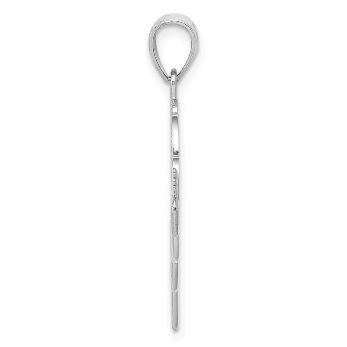 Goldia PreStyled Sets 14k White Gold GRANDMA Birthstone Charm Holder Pendant
