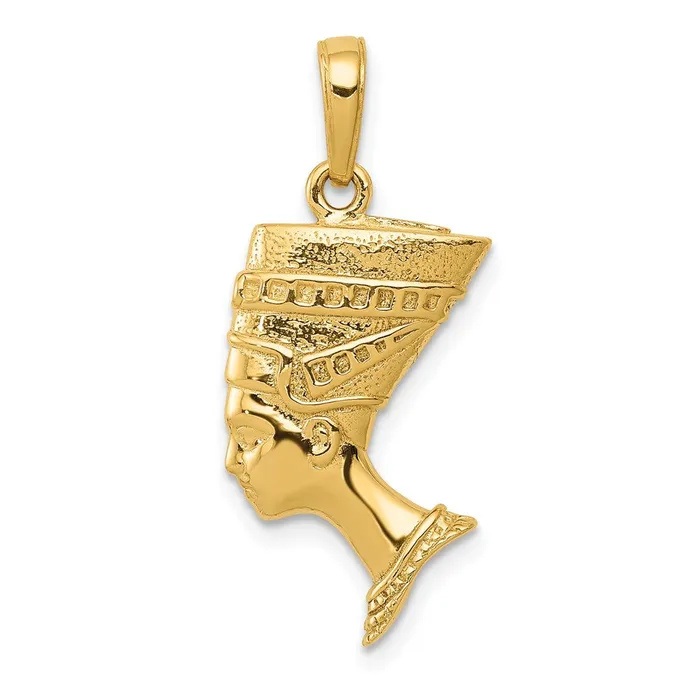 Goldia PreStyled Sets 14k Yellow Gold 3D Nefertiti Pendant