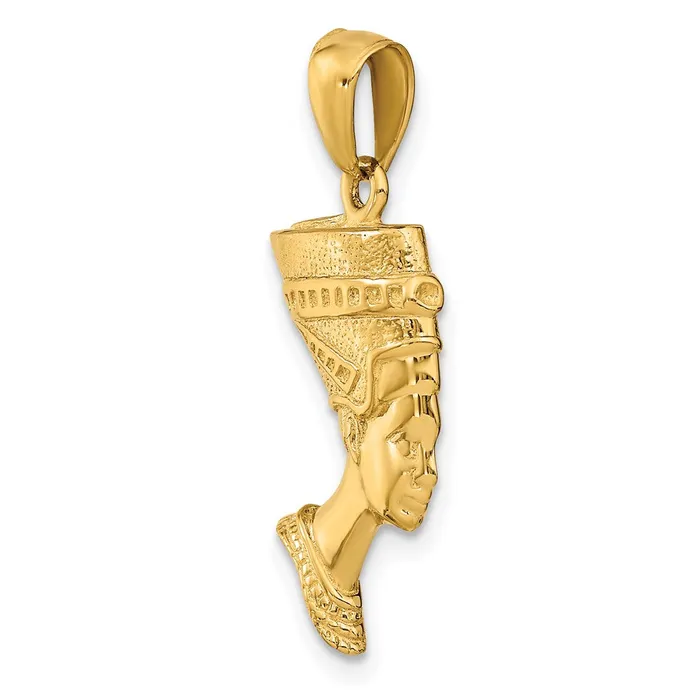 Goldia PreStyled Sets 14k Yellow Gold 3D Nefertiti Pendant