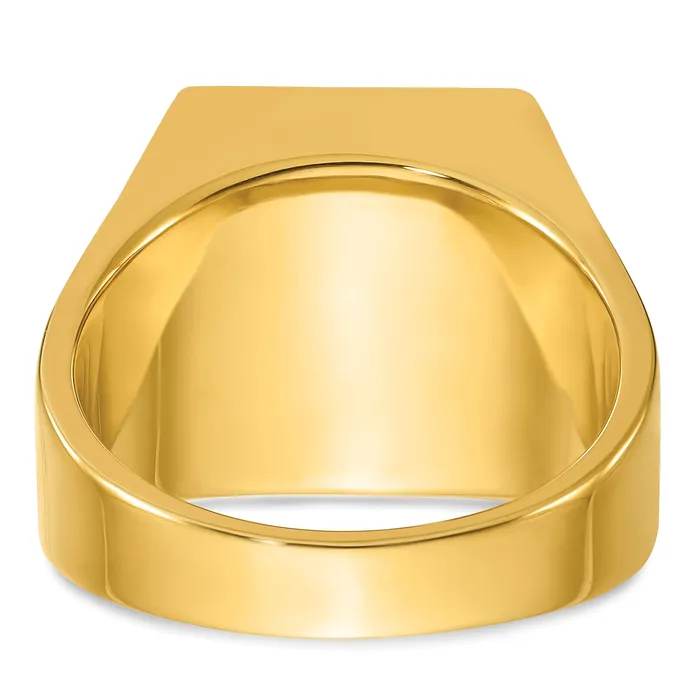 Goldia Rings 14k Yellow Gold 2 12 Ct Lab Grown Diamond VSSI G Mens Ring