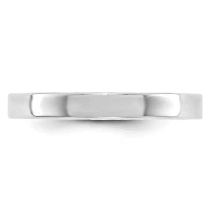 Goldia Rings Solid 14K White Gold 3mm Light Weight Flat MensWomens Wedding Band Ring Size 9 Goldia Rings Solid 14K White Gold 3mm Light Weight Flat MensWomens Wedding Band Ring Size 9