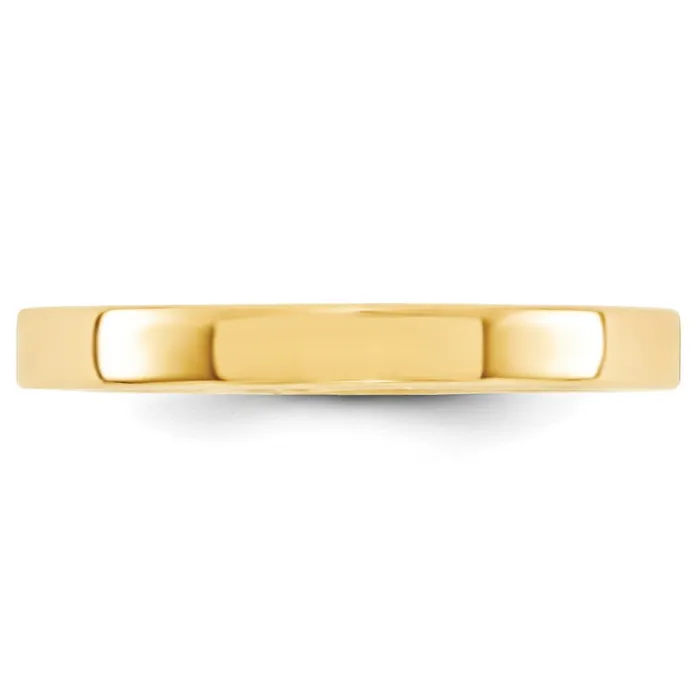 Goldia Rings Solid 14K Yellow Gold 3mm Standard Flat Comfort Fit MensWomens Wedding Band Ring Size 8 Goldia Rings Solid 14K Yellow Gold 3mm Standard Flat Comfort Fit MensWomens Wedding Band Ring Size 8