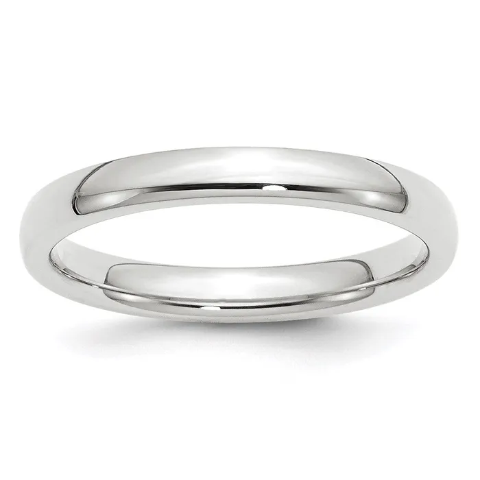 Goldia Rings Solid 18K White Gold 3mm Standard Comfort Fit MensWomens Wedding Band Ring Size 13 Goldia Rings Solid 18K White Gold 3mm Standard Comfort Fit MensWomens Wedding Band Ring Size 13