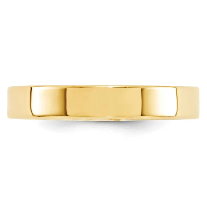 Goldia Rings Solid 18K Yellow Gold 4mm Standard Flat Comfort Fit MensWomens Wedding Band Ring Size 105 Goldia Rings Solid 18K Yellow Gold 4mm Standard Flat Comfort Fit MensWomens Wedding Band Ring Size 105