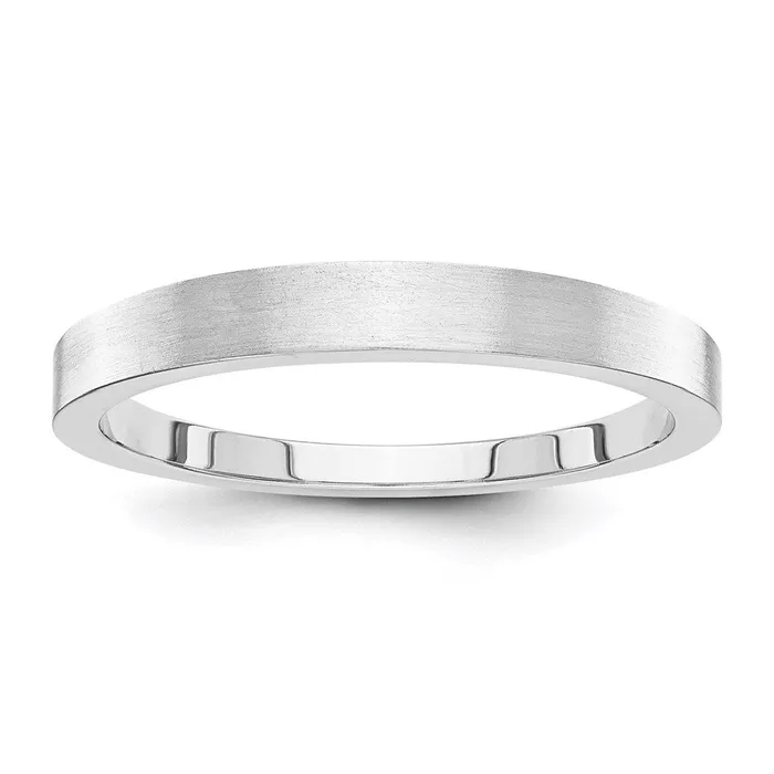 Goldia Rings Solid 18K Yellow Gold White Gold 3mm Tapered Satin MensWomens Wedding Band Ring Size 4 Goldia Rings Solid 18K Yellow Gold White Gold 3mm Tapered Satin MensWomens Wedding Band Ring Size 4