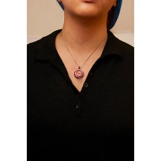 JMS always Necklaces Original Haus of Brilliance 925 Sterling Silver Red Enamel and 12 Diamond Endless Swirl Medallion 18 Pendant Necklace FG Color VS1VS2 Clarity JMS always Necklaces Original Haus of Brilliance 925 Sterling Silver Red Enamel and 12 Diamond Endless Swirl Medallion 18 Pendant Necklace FG Color VS1VS2 Clarity