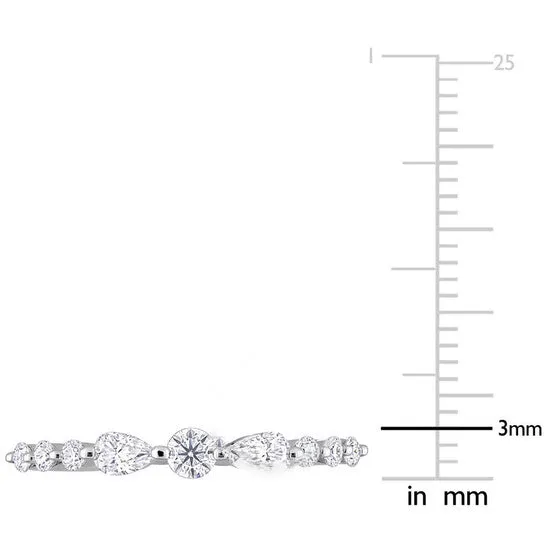 JMS always Original Amour Silver 58 CT DEW Created White Moissanite Eternity Ring Rings JMS always Original Amour Silver 58 CT DEW Created White Moissanite Eternity Ring Rings