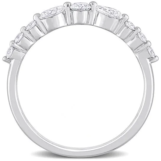 JMS always Original Amour Silver 58 CT DEW Created White Moissanite Eternity Ring Rings JMS always Original Amour Silver 58 CT DEW Created White Moissanite Eternity Ring Rings
