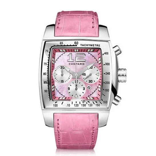 JMS always Watches Original Chopard Two O Ten Automatic Chronograph Stainless Steel Pink Leather Ladies Watch 1684623002 JMS always Watches Original Chopard Two O Ten Automatic Chronograph Stainless Steel Pink Leather Ladies Watch 1684623002