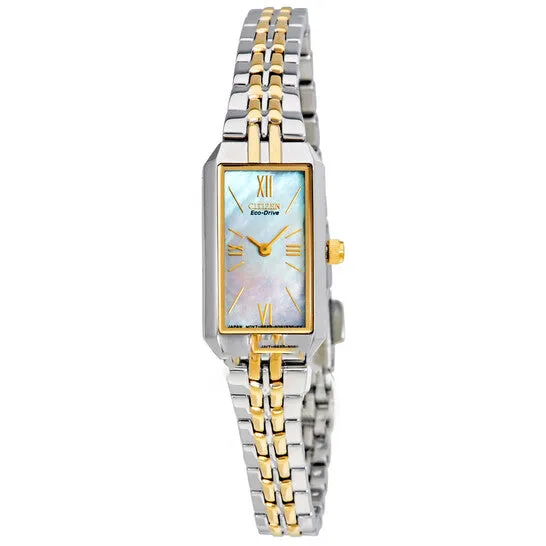 JMS always Watches Original Citizen Silhouette EcoDrive Blue MOP Dial Ladies Watch EG269459D JMS always Watches Original Citizen Silhouette EcoDrive Blue MOP Dial Ladies Watch EG269459D