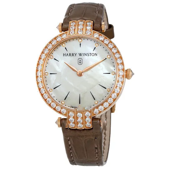 JMS always Watches Original Harry Winston Premier Mother Of Pearl Dial Ladies Diamond Watch PRNQHM36RR008 JMS always Watches Original Harry Winston Premier Mother Of Pearl Dial Ladies Diamond Watch PRNQHM36RR008