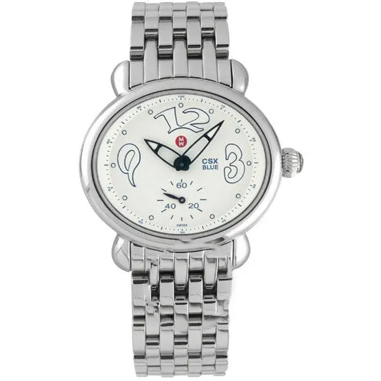 JMS always Watches Original Michele CSX Blue Steel Ladies Watch MWW03E000046 JMS always Watches Original Michele CSX Blue Steel Ladies Watch MWW03E000046