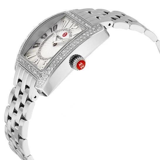 JMS always Watches Original Michele Urban Mini Silver White Dial Diamond Ladies Watch MWW02A000572 JMS always Watches Original Michele Urban Mini Silver White Dial Diamond Ladies Watch MWW02A000572