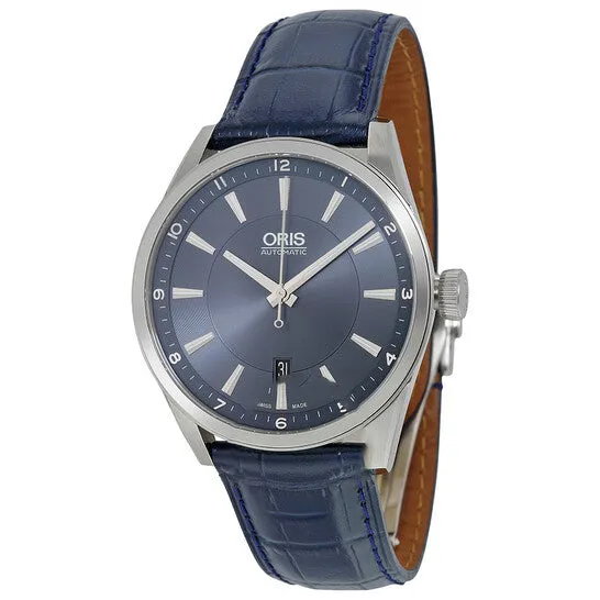 JMS always Watches Original Oris Artix Automatic Blue Dial Blue Leather Mens Watch 73376424035LS JMS always Watches Original Oris Artix Automatic Blue Dial Blue Leather Mens Watch 73376424035LS