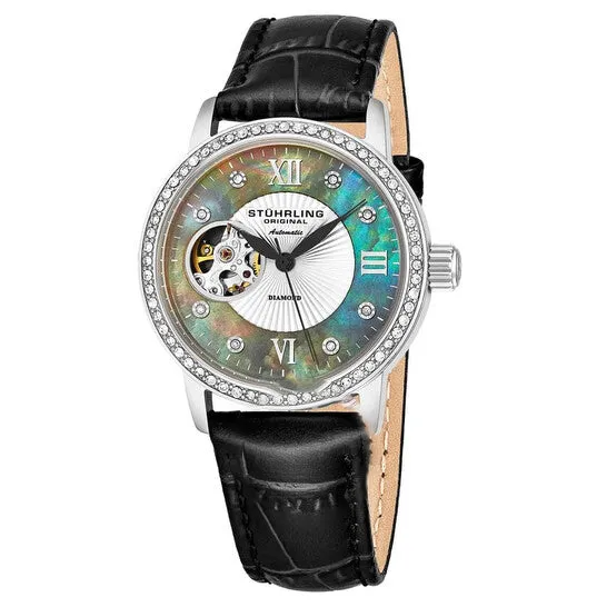 JMS always Watches Original Stuhrling Original Vogue Black Dial Ladies Watch M15413 JMS always Watches Original Stuhrling Original Vogue Black Dial Ladies Watch M15413