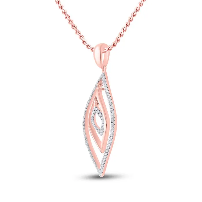 Necklaces 10k Rose Gold Round Diamond Triple Nested Oval Outline Pendant 14 Cttw gndatlanta Necklaces 10k Rose Gold Round Diamond Triple Nested Oval Outline Pendant 14 Cttw gndatlanta