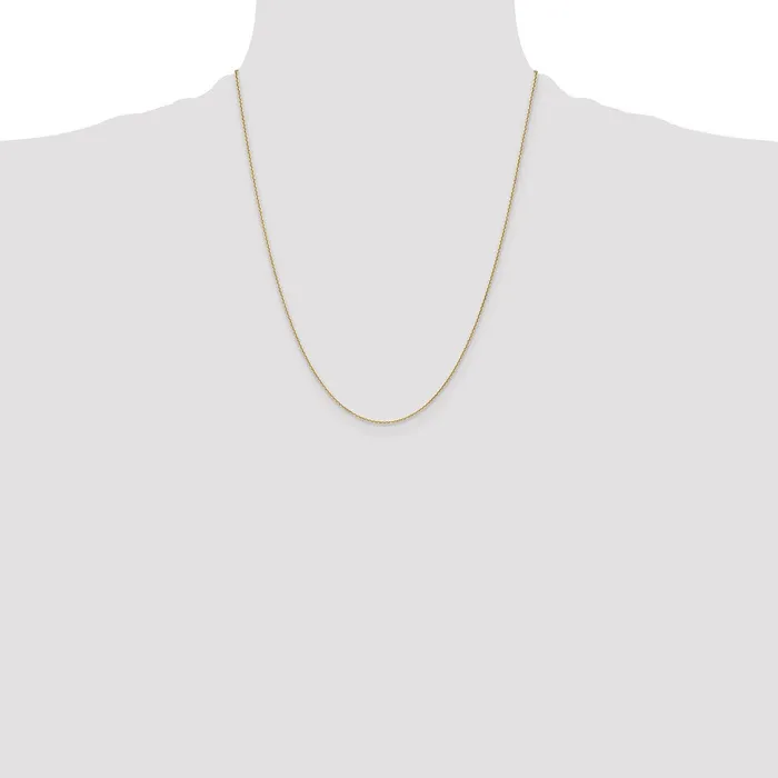 Necklaces MDS 14K Yellow Gold 12mm DC Cable Chain Necklace Necklaces MDS 14K Yellow Gold 12mm DC Cable Chain Necklace