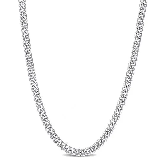 Necklaces Original AMOUR 44mm Curb Link Chain Necklace In Sterling Silver 24 In JMS always
