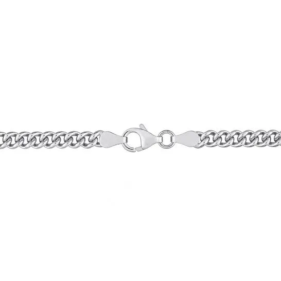 Necklaces Original AMOUR 44mm Curb Link Chain Necklace In Sterling Silver 24 In JMS always Necklaces Original AMOUR 44mm Curb Link Chain Necklace In Sterling Silver 24 In JMS always