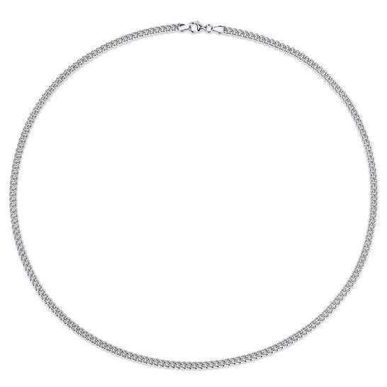 Necklaces Original AMOUR 44mm Curb Link Chain Necklace In Sterling Silver 24 In JMS always Necklaces Original AMOUR 44mm Curb Link Chain Necklace In Sterling Silver 24 In JMS always