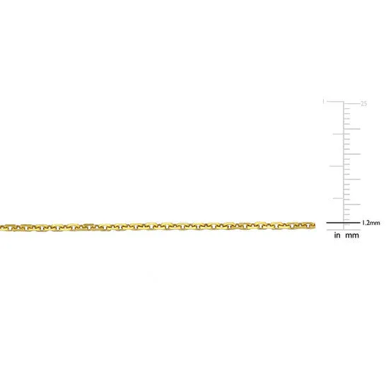 Original AMOUR 12mm Diamondcut Cable Chain Necklace In 14K Yellow Gold 18 In JMS always Necklaces Original AMOUR 12mm Diamondcut Cable Chain Necklace In 14K Yellow Gold 18 In JMS always Necklaces