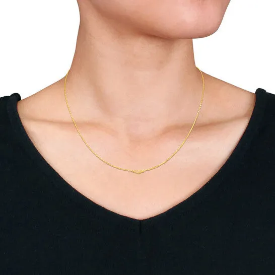 Original AMOUR 12mm Diamondcut Cable Chain Necklace In 14K Yellow Gold 18 In JMS always Necklaces Original AMOUR 12mm Diamondcut Cable Chain Necklace In 14K Yellow Gold 18 In JMS always Necklaces