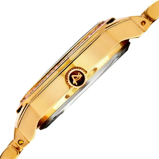 Original August Steiner Quartz Diamond Crystal Silver Dial Ladies Watch AS8228YG JMS always Watches Original August Steiner Quartz Diamond Crystal Silver Dial Ladies Watch AS8228YG JMS always Watches