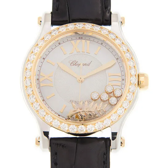 Original Chopard Happy Diamonds Automatic White Dial Unisex Watch 278578 4001 JMS always Watches