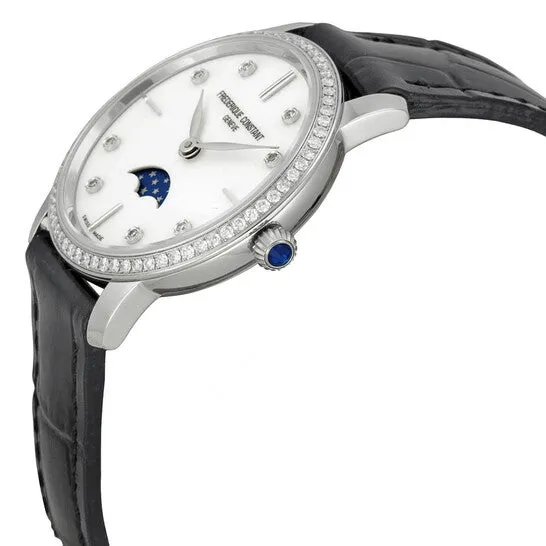 Original Frederique Constant Slimline Mother of Pearl Dial Ladies Watch FC206MPWD1SD6 JMS always Watches Original Frederique Constant Slimline Mother of Pearl Dial Ladies Watch FC206MPWD1SD6 JMS always Watches
