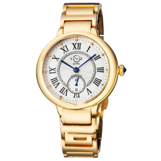 Original GV2 by Gevril Rome Quartz White Dial Ladies Watch 12202B JMS always Watches Original GV2 by Gevril Rome Quartz White Dial Ladies Watch 12202B JMS always Watches