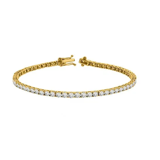 Original Maulijewels 14K Yellow Gold 600 Cttw Lab Grown Diamond 700 Classic Tennis Bracelet FG Color VS1 JMS always Bracelets Original Maulijewels 14K Yellow Gold 600 Cttw Lab Grown Diamond 700 Classic Tennis Bracelet FG Color VS1 JMS always Bracelets
