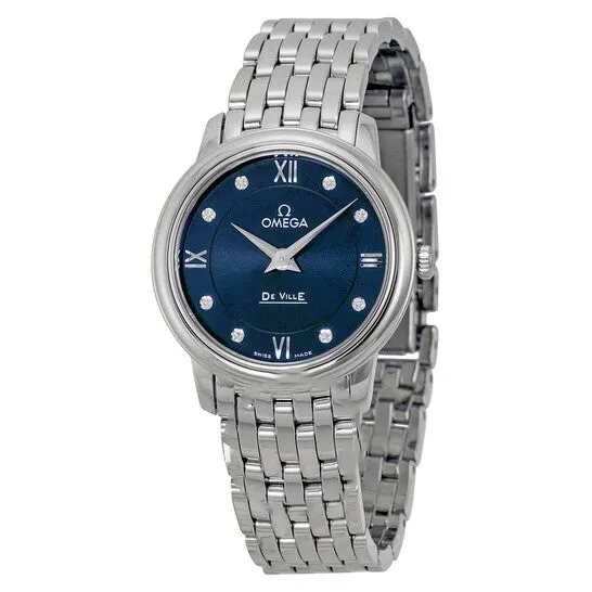 Original Omega DeVille Prestige Blue Diamond Dial Ladies Watch 42410276053001 JMS always Watches Original Omega DeVille Prestige Blue Diamond Dial Ladies Watch 42410276053001 JMS always Watches