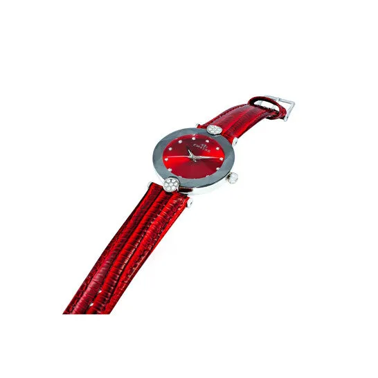 Original Oniss ON8776S Red Dial Ladies Watch ONJ87760LRD JMS always Watches Original Oniss ON8776S Red Dial Ladies Watch ONJ87760LRD JMS always Watches